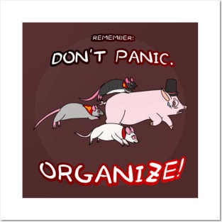 Don't Panic: Organize! (Full Color Version 1) Posters and Art